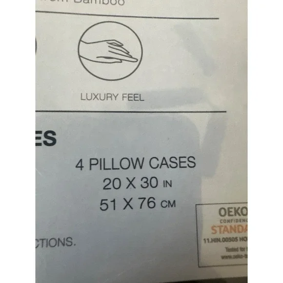 Brixton AvenueWentworth 6 Piece Queen Sized Sheet Set Gray 1200 Thread Count